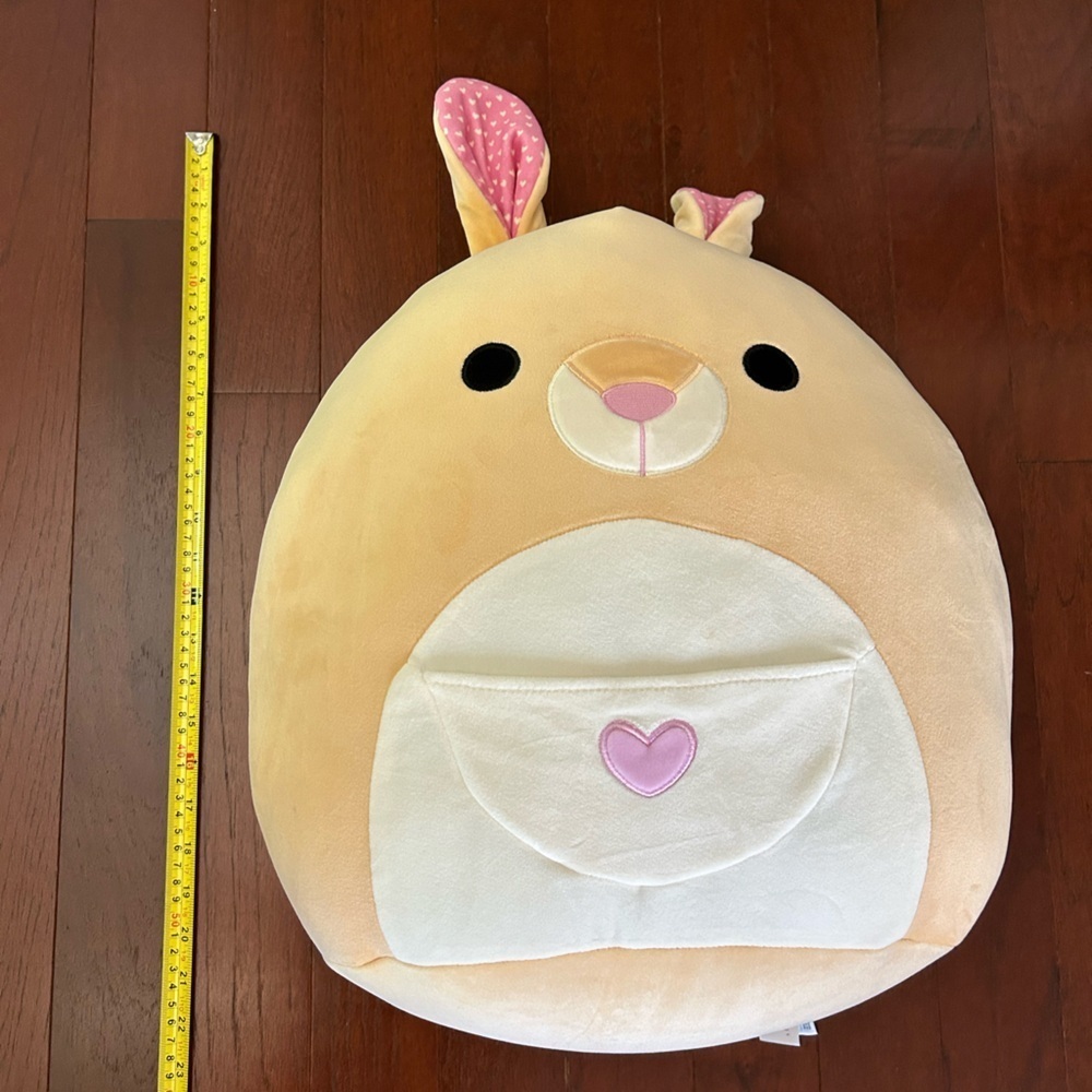 RARE Squishmallow Valentines 2025 Keely the Kangaroo 16 inch NEW with Tags FTM - Picture 8 of 10